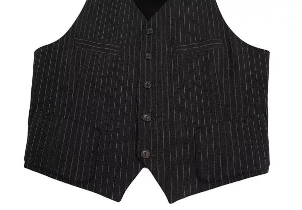 Jean Paul Gaultier Vintage Black Abstract Portrait Vest