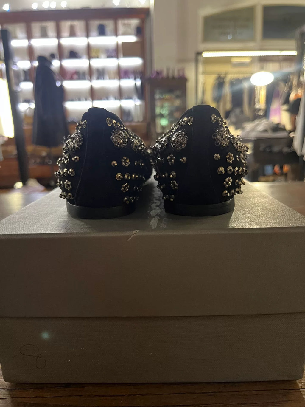 Alexander McQueen FW15 Rose Studded Loafers