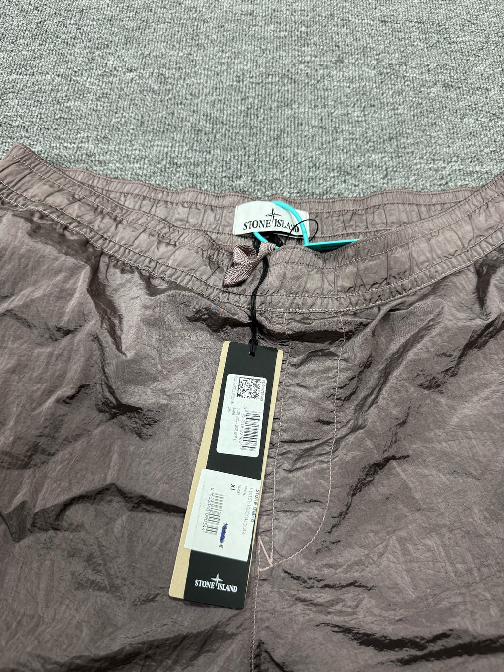 Stone Island Metallic Nylon Silver Jacket