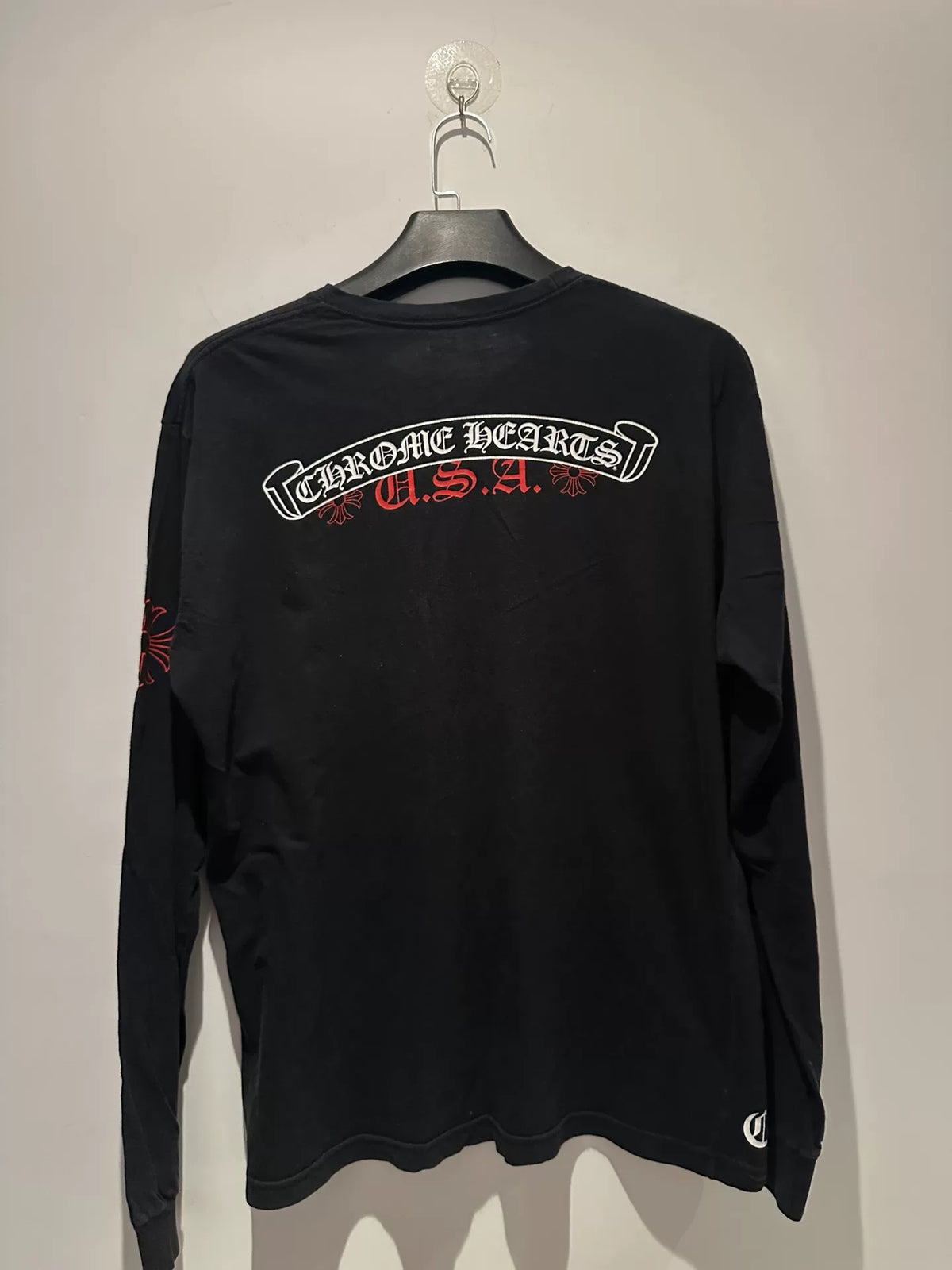 Chrome Hearts Black Scroll Red Label US Limited Edition Top