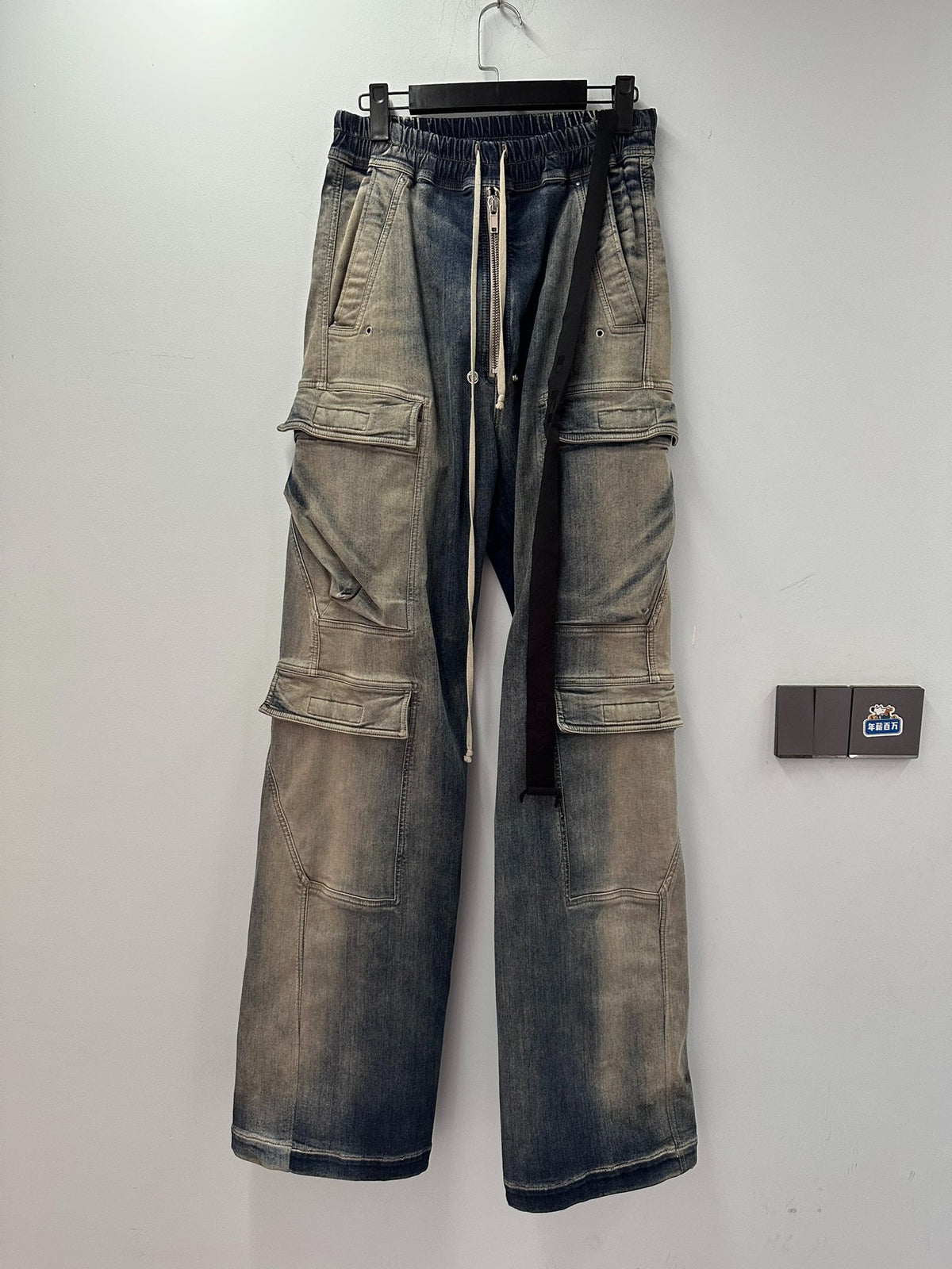 Rick Owens 23SS Bela Cargo Gradient Jeans