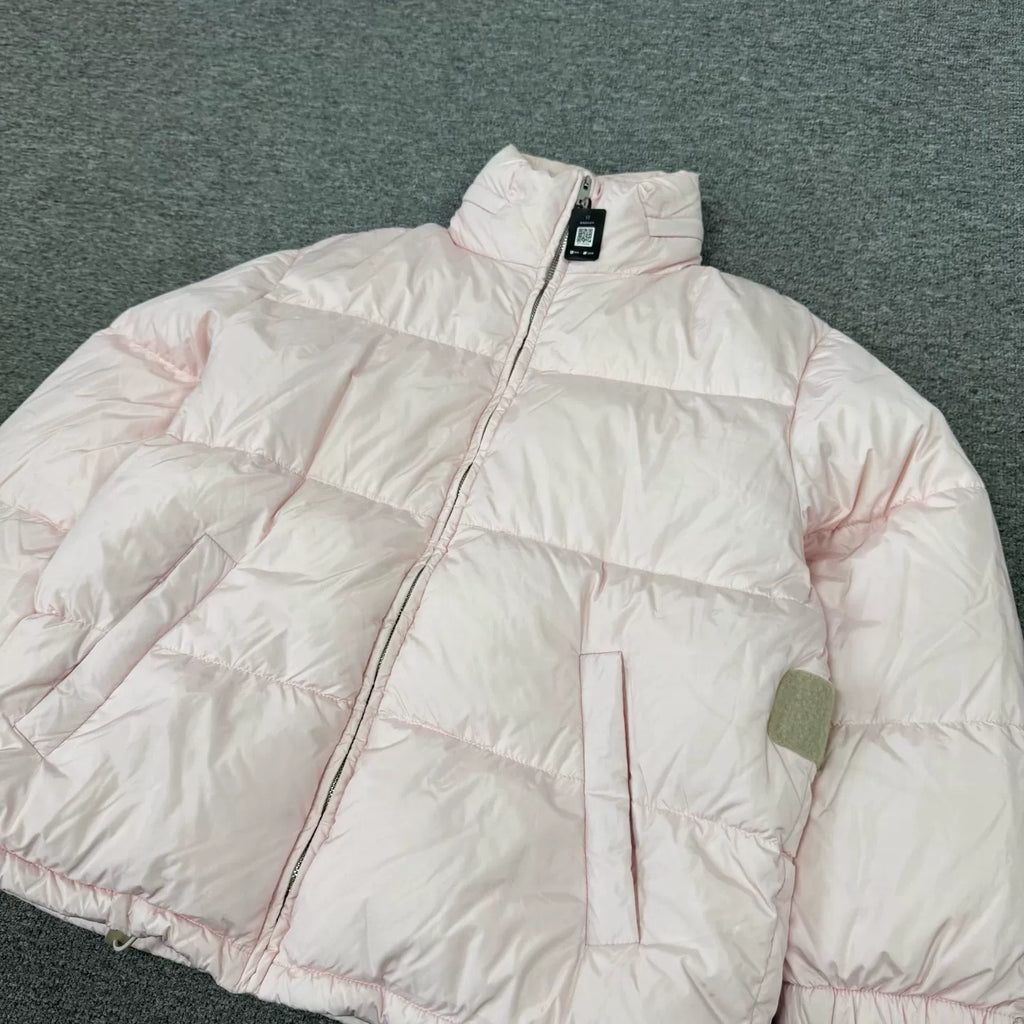 Prada Pink Stand Collar Down Jacket