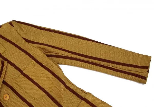 Issey Miyake Vintage Yellow Striped Top