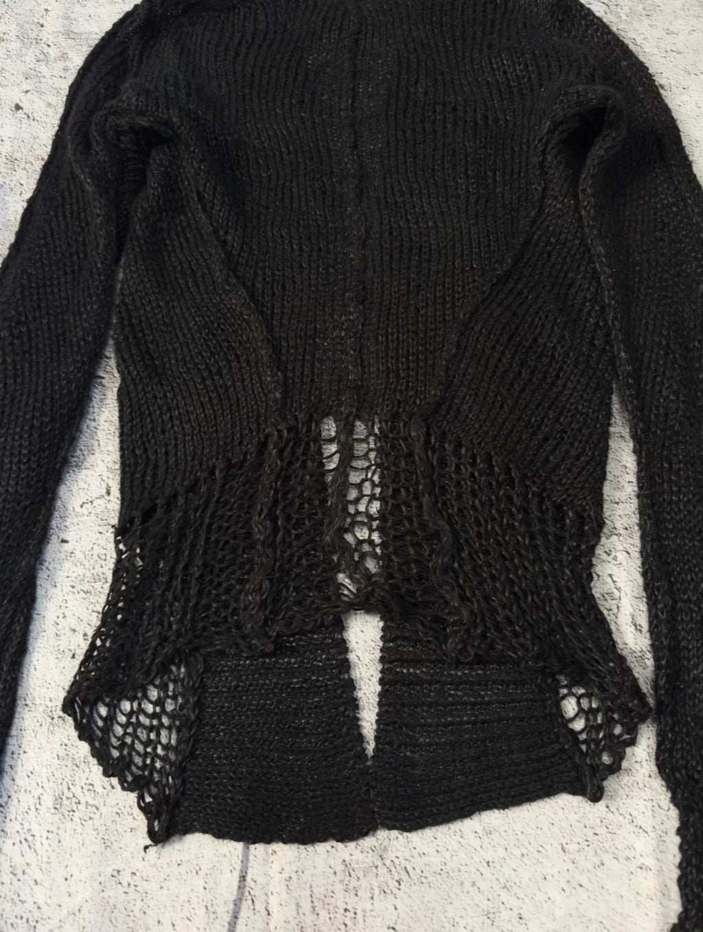 Ann Demeulemeester SS06 Linen Sweater
