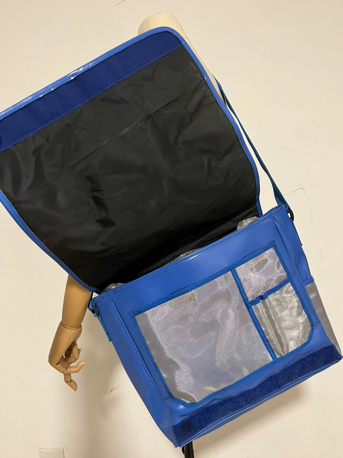 walter van beirendonck wlt 3D pattern crossbody bag