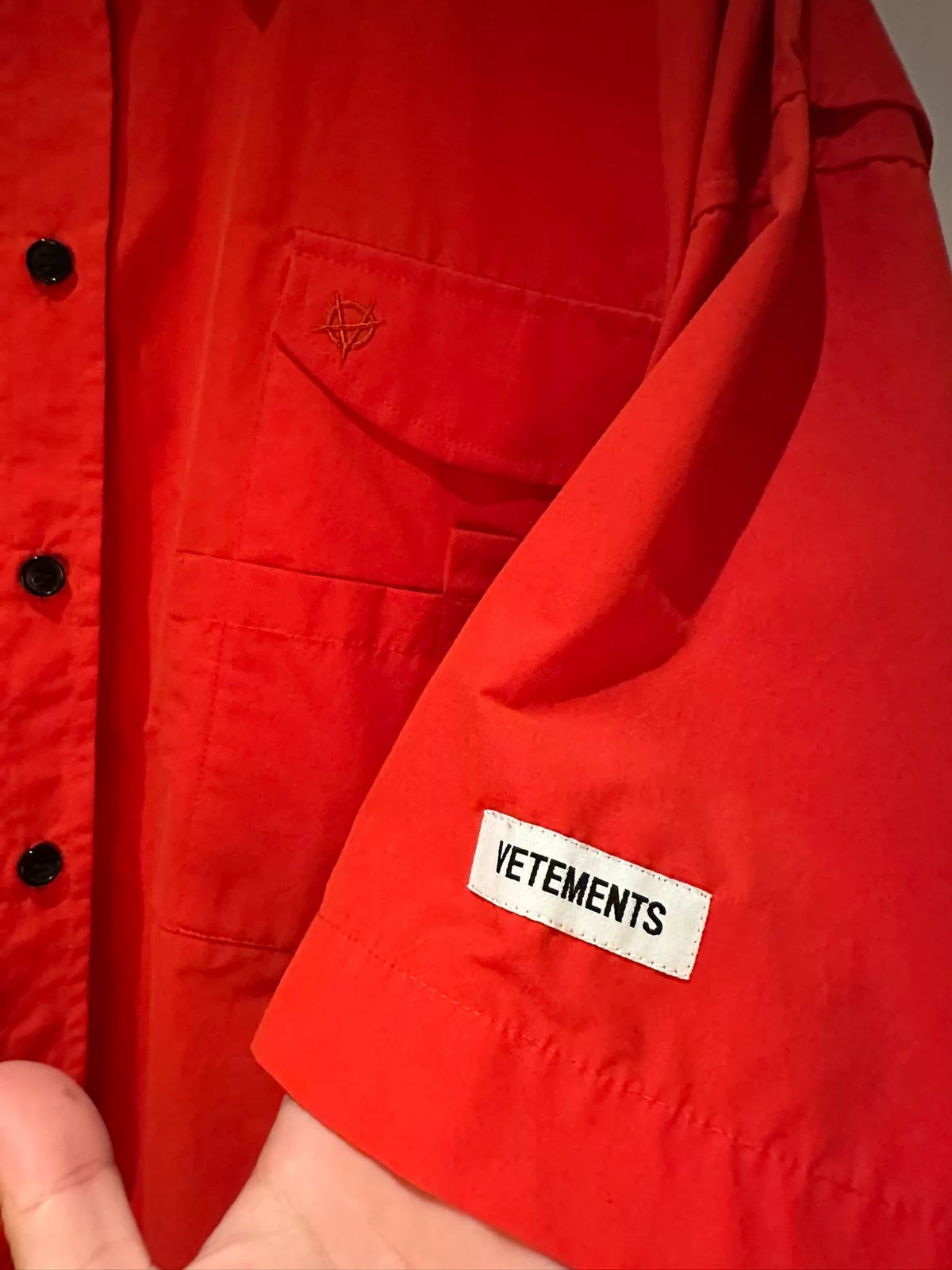 Vetements anti-war shirt short sleeve