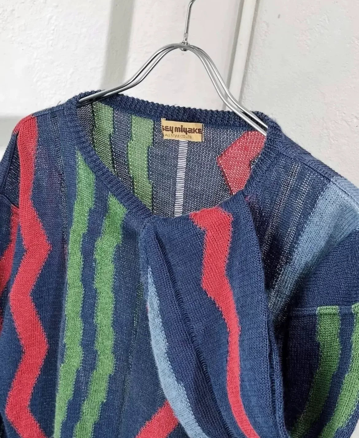 Issey Miyake 1970s Linen Knit Top