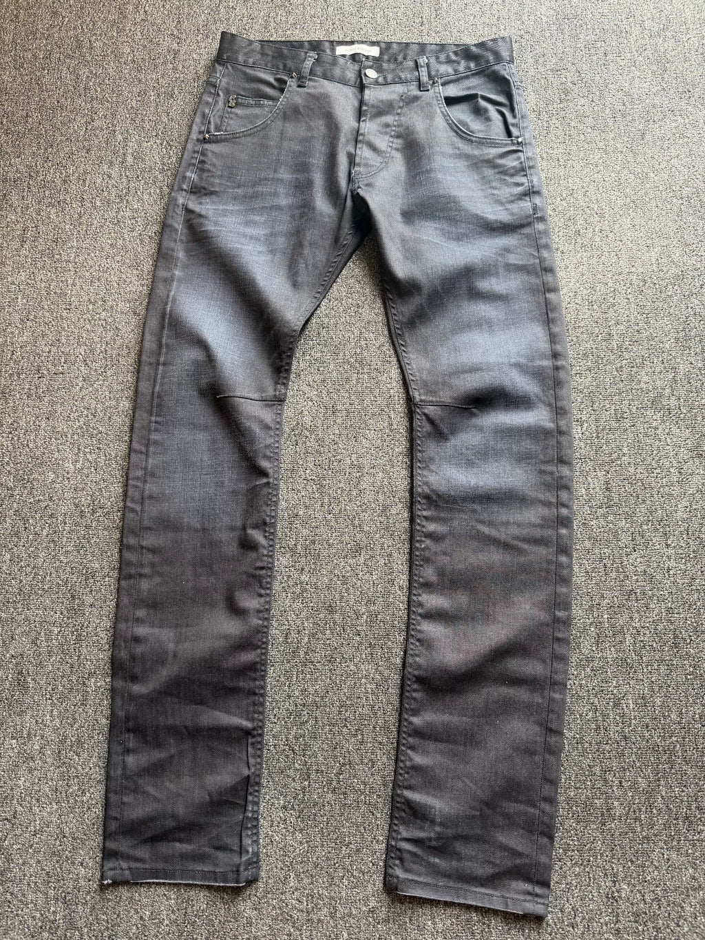 Pierre Balmain 12ss distressed denim jeans