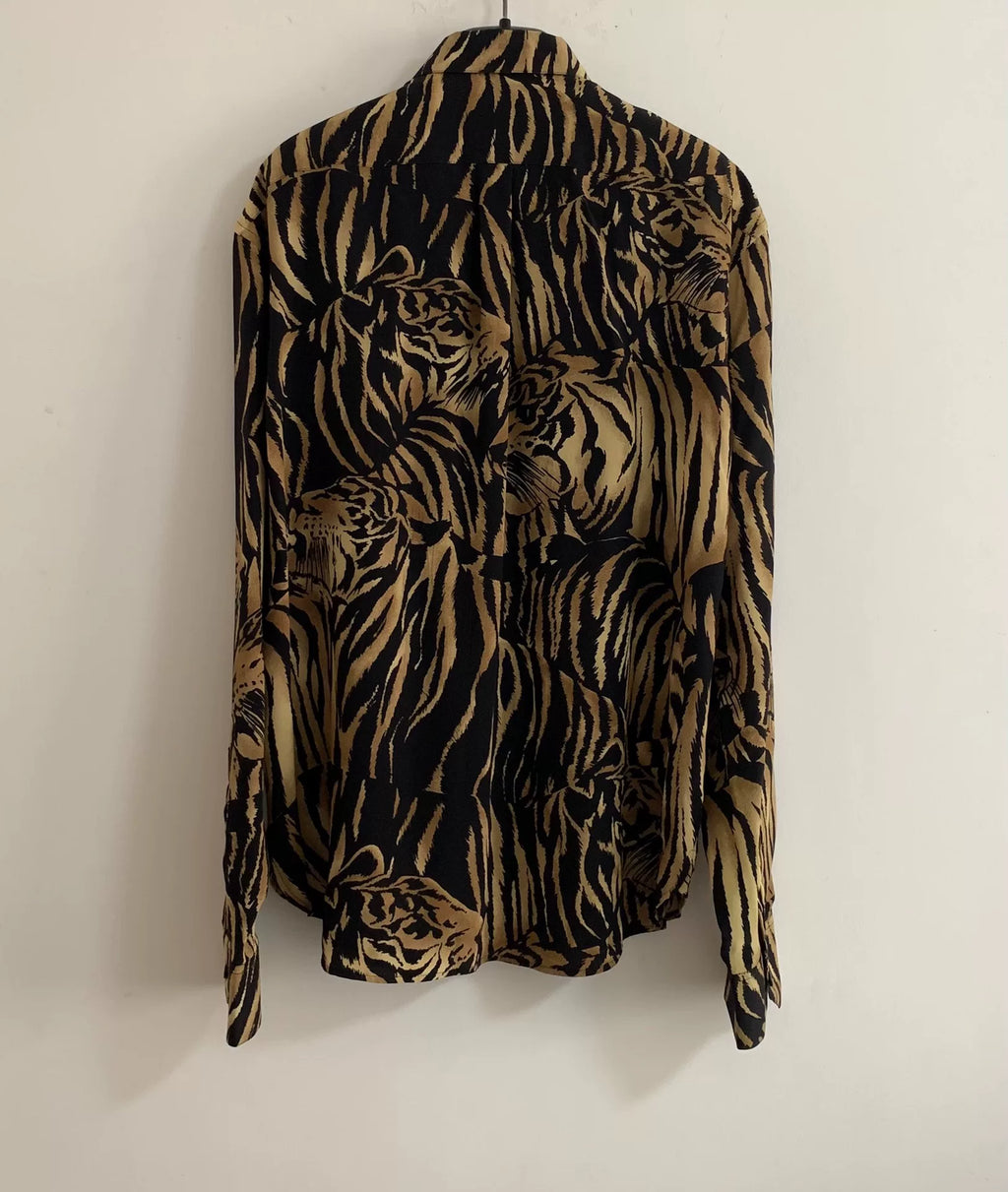 Saint Laurent 22SS Silk Pocket All-Over Print Shirt