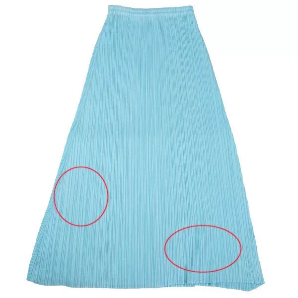 Issey Miyake Vintage Blue Pleated Skirt