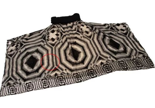 Jean Paul Gaultier Vintage Black Geometric Skirt