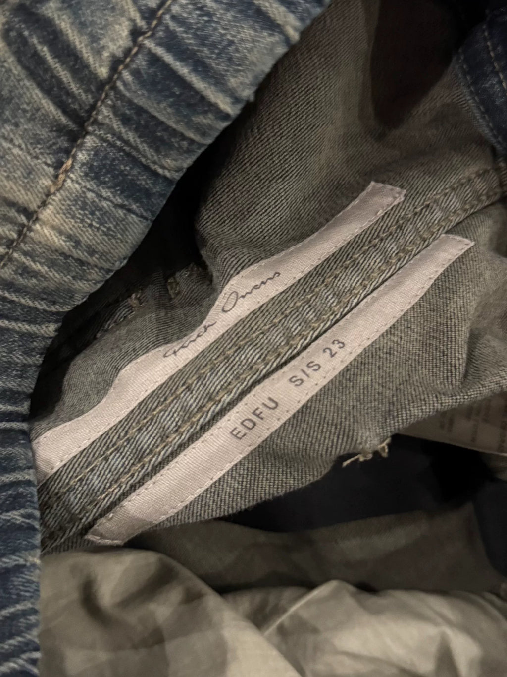 Rickwens bela light-washed pocket long pants