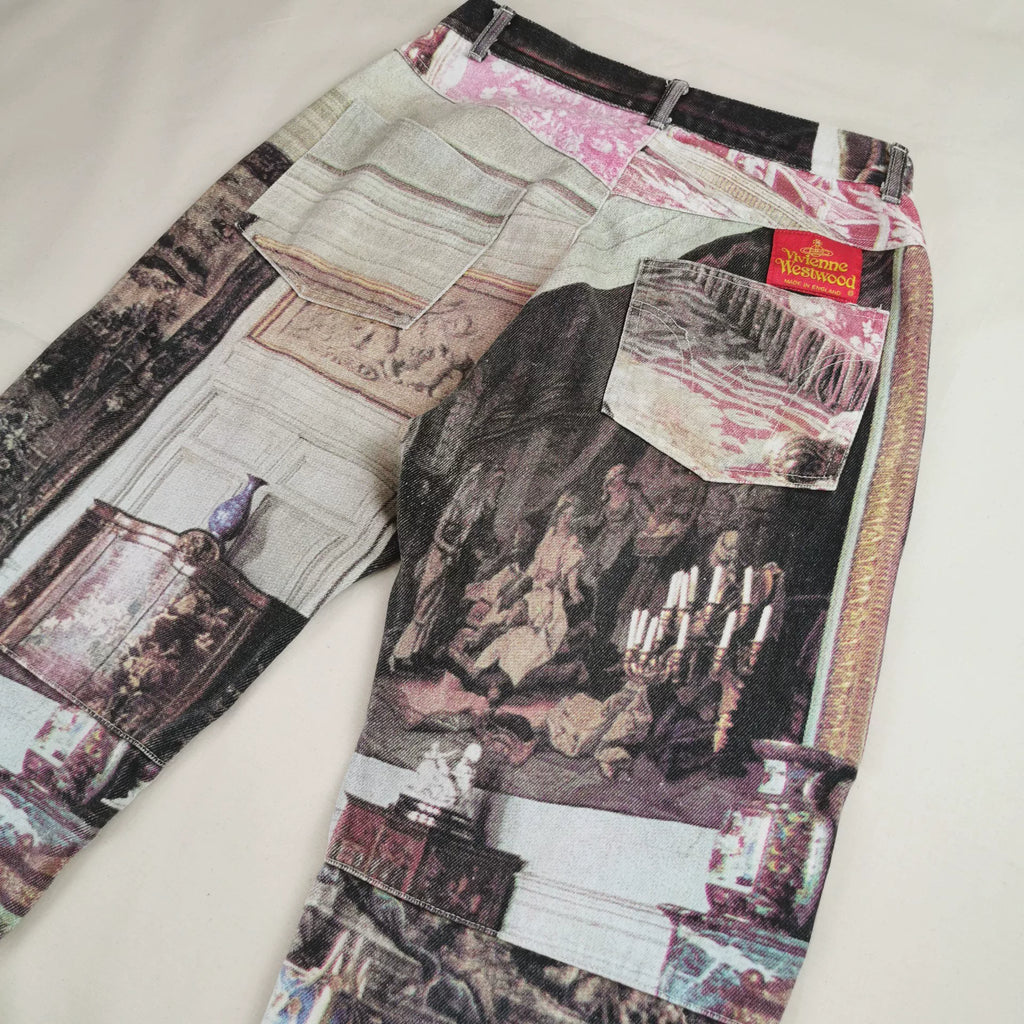 1992 Spring/Summer Vivienne Westwood Salon Print Jeans