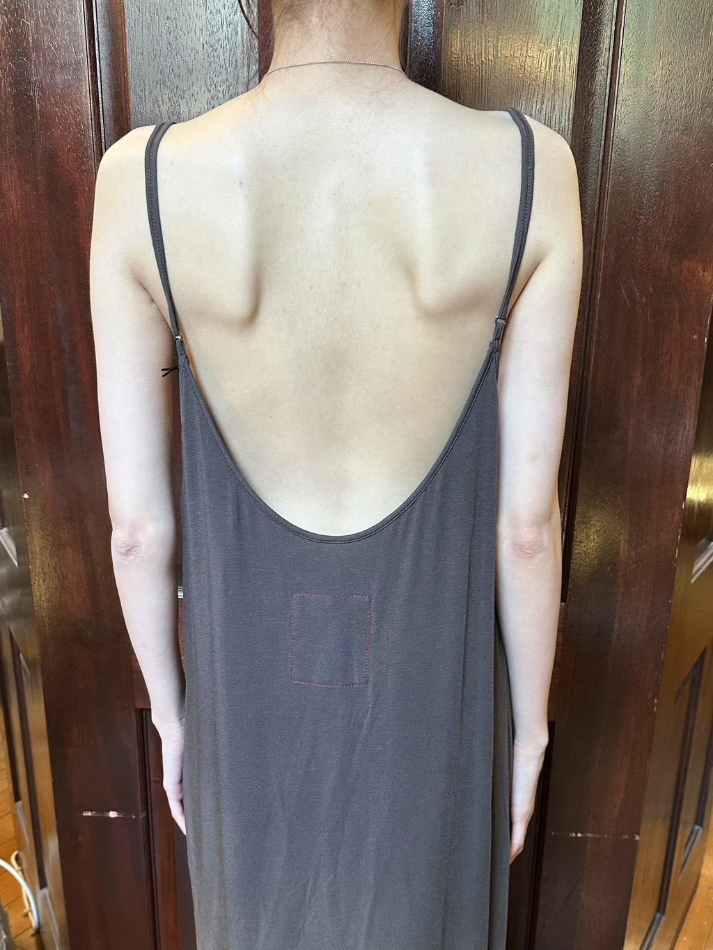 Uma Wang FW25 Main Olive/Brown Daya Dress