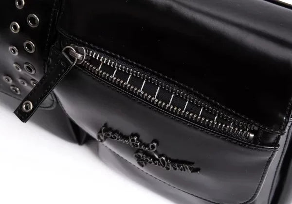 Jean Paul Gaultier Vintage Black Ring Shoulder Bag