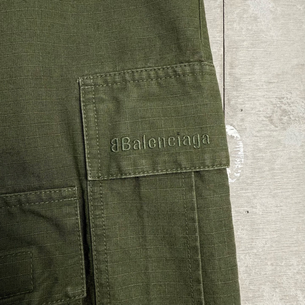 Balenciaga Unifit Olive Cargo Pants