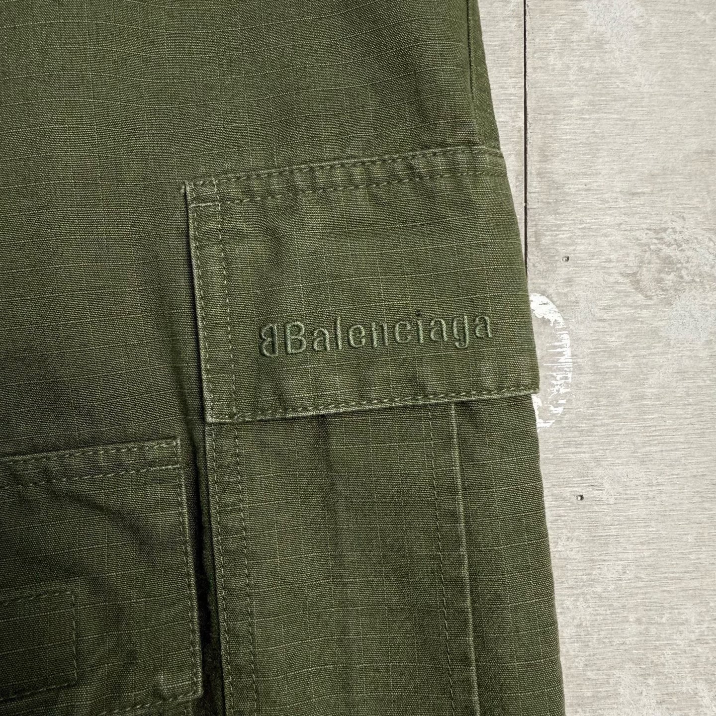 Balenciaga Unifit Olive Cargo Pants