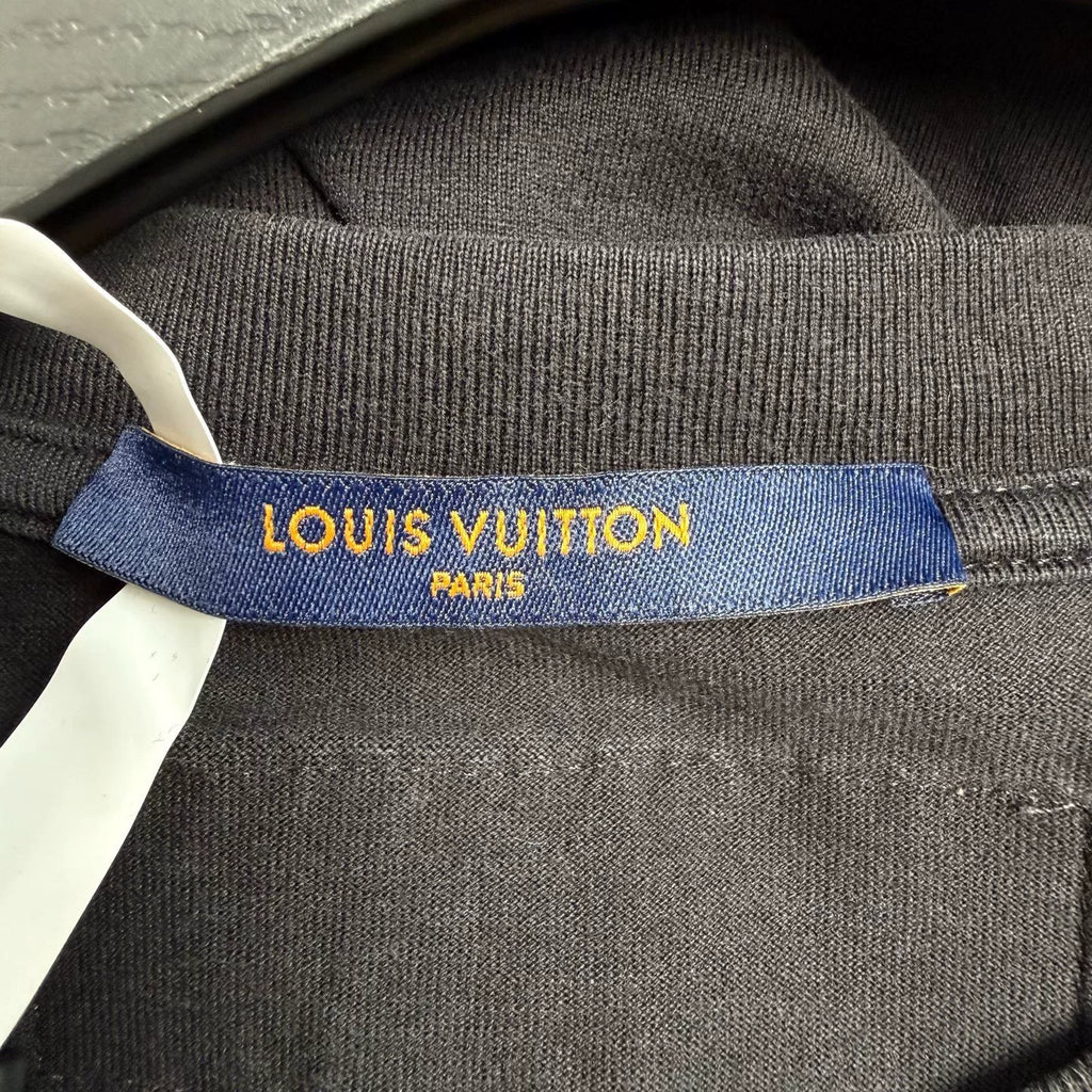 Louis Vuitton Long Sleeve Top Multicolor Logo T-Shirt