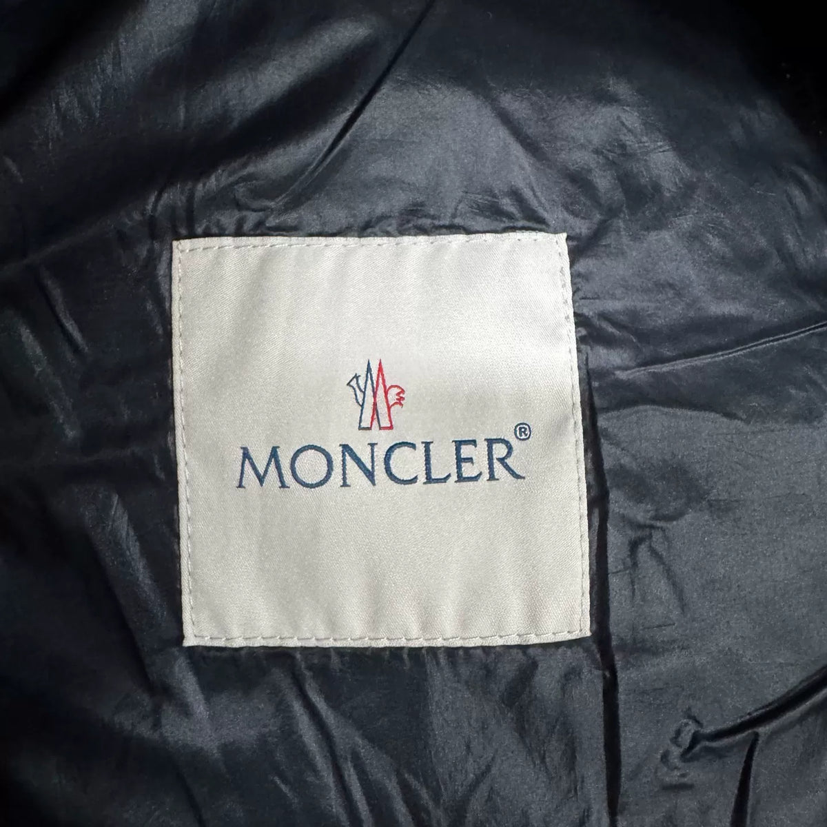 Moncler COPENHAGUE sleeve patch puffer quilted stand-collar down jacket