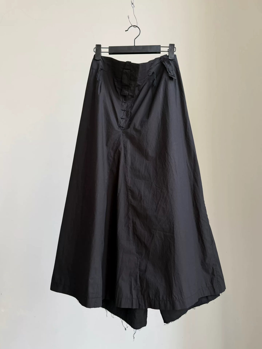 Issey Miyake Deconstructed Pleated Cotton Skirt
