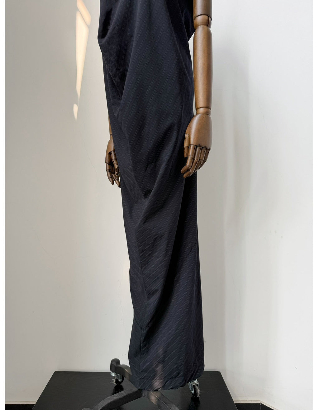 Comme Des Garcons Navy Wool Dress