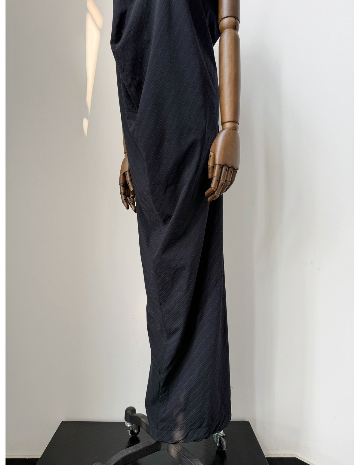 Comme Des Garcons Navy Wool Dress