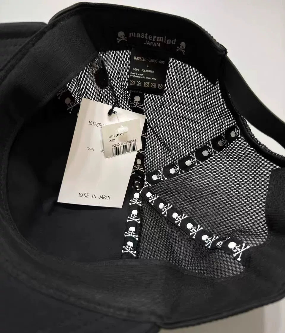 mastermind Japan SS26 Three‑Side Embroidery Baseball Cap