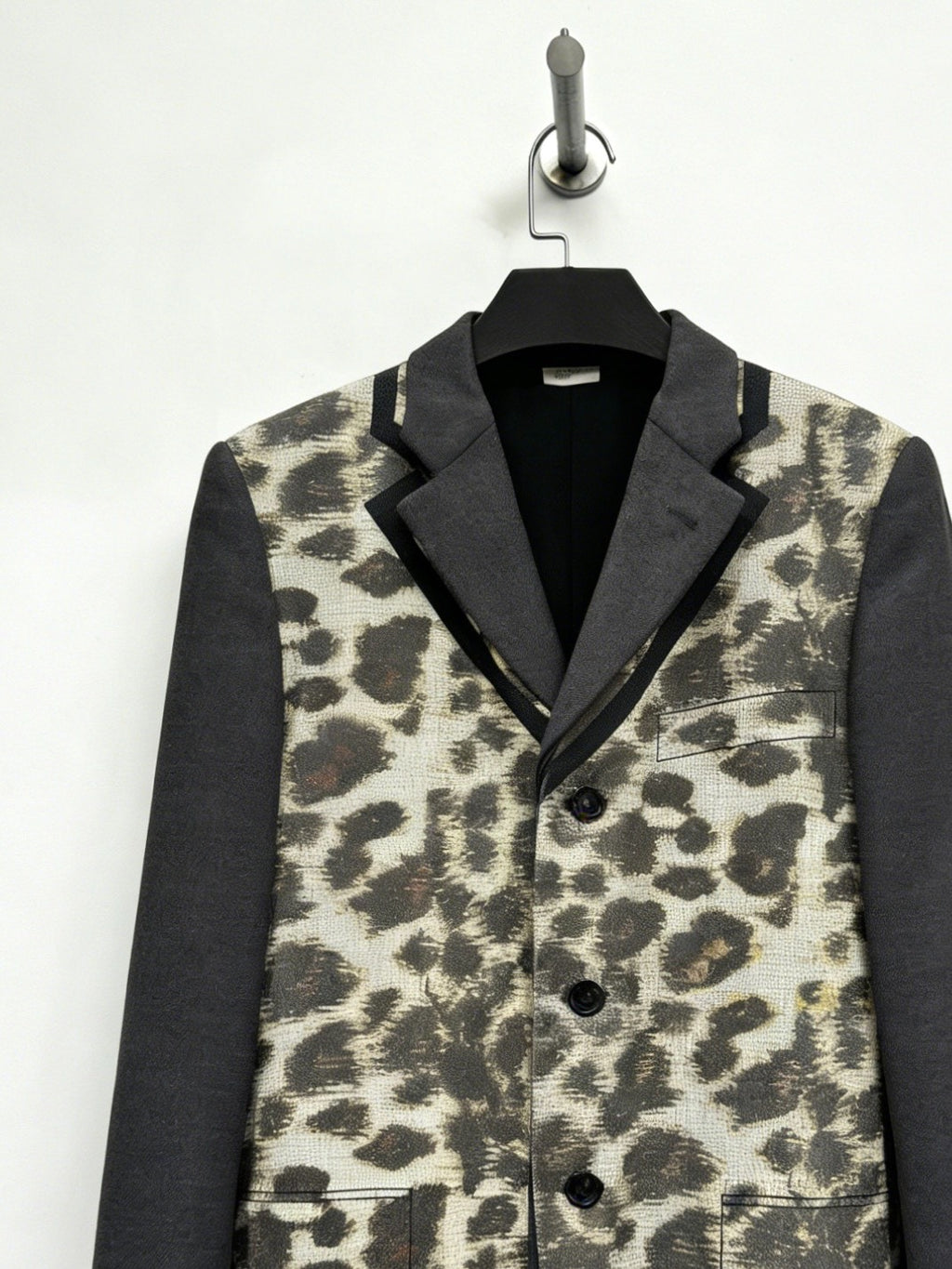 COMME des GARCONS Leopard Print Runway Coat