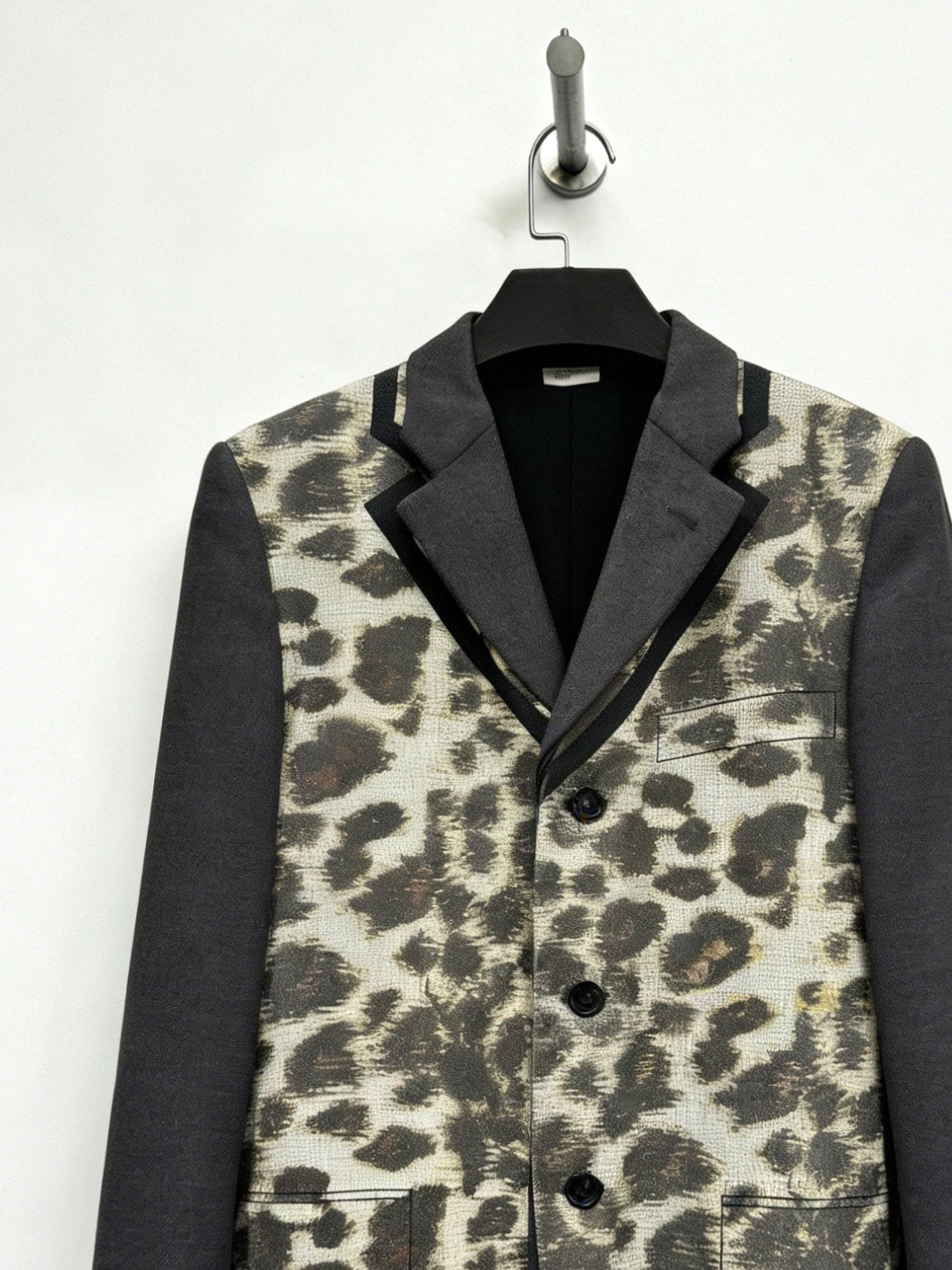 COMME des GARCONS Leopard Print Runway Coat