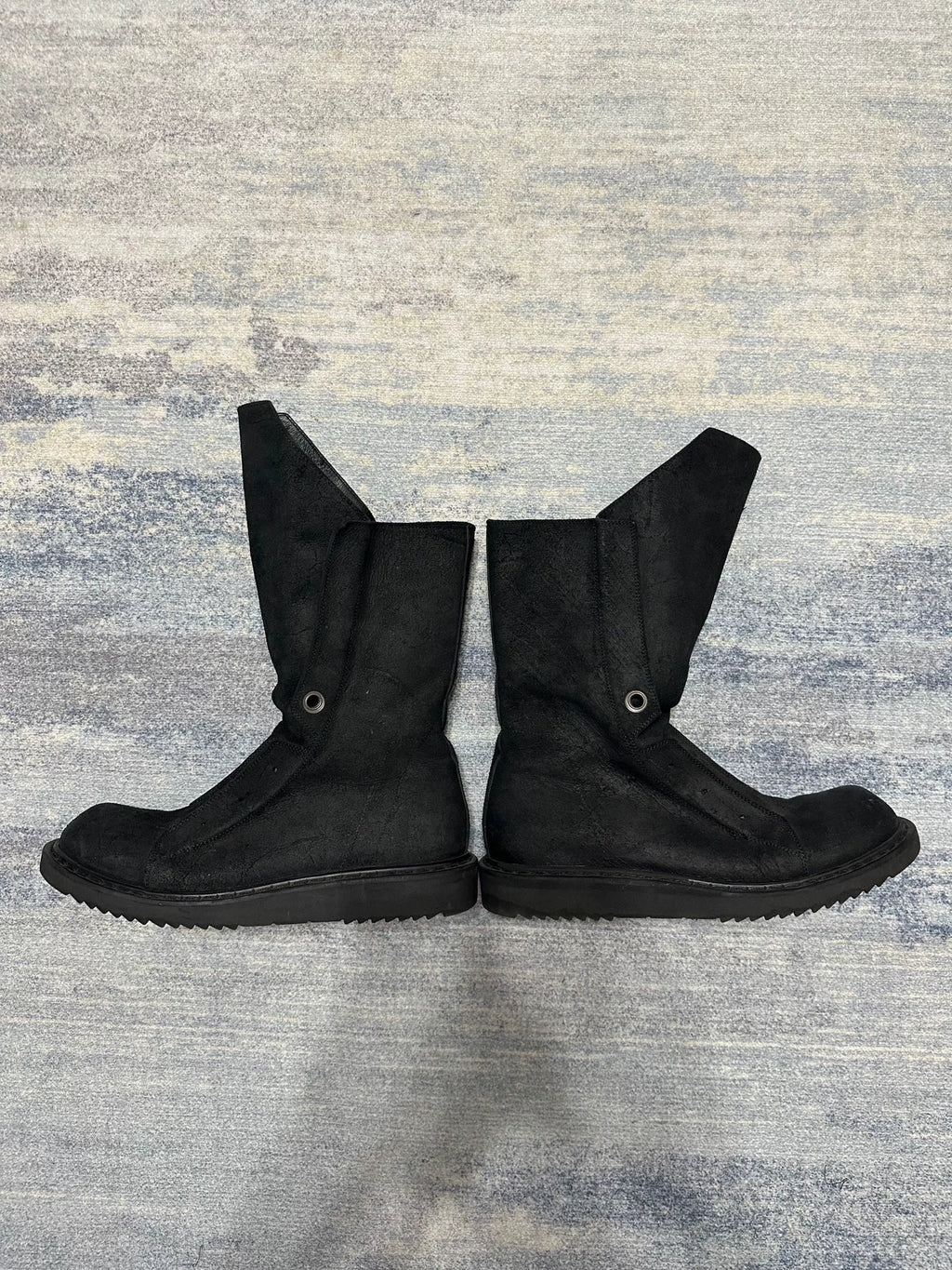 Rick Owens SS12 "NASKA" Laceless Brown Suede Hiking Boots
