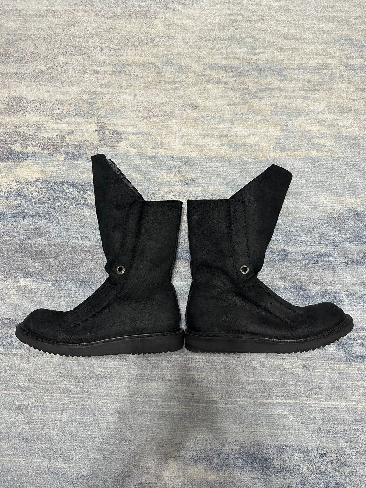 Rick Owens SS12 "NASKA" Laceless Brown Suede Hiking Boots