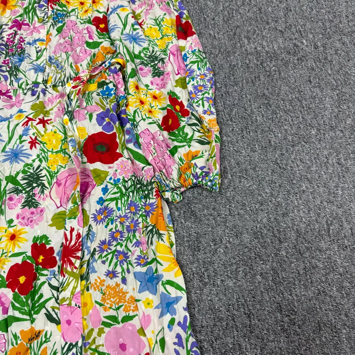 Gucci Long Sleeve Floral Dress