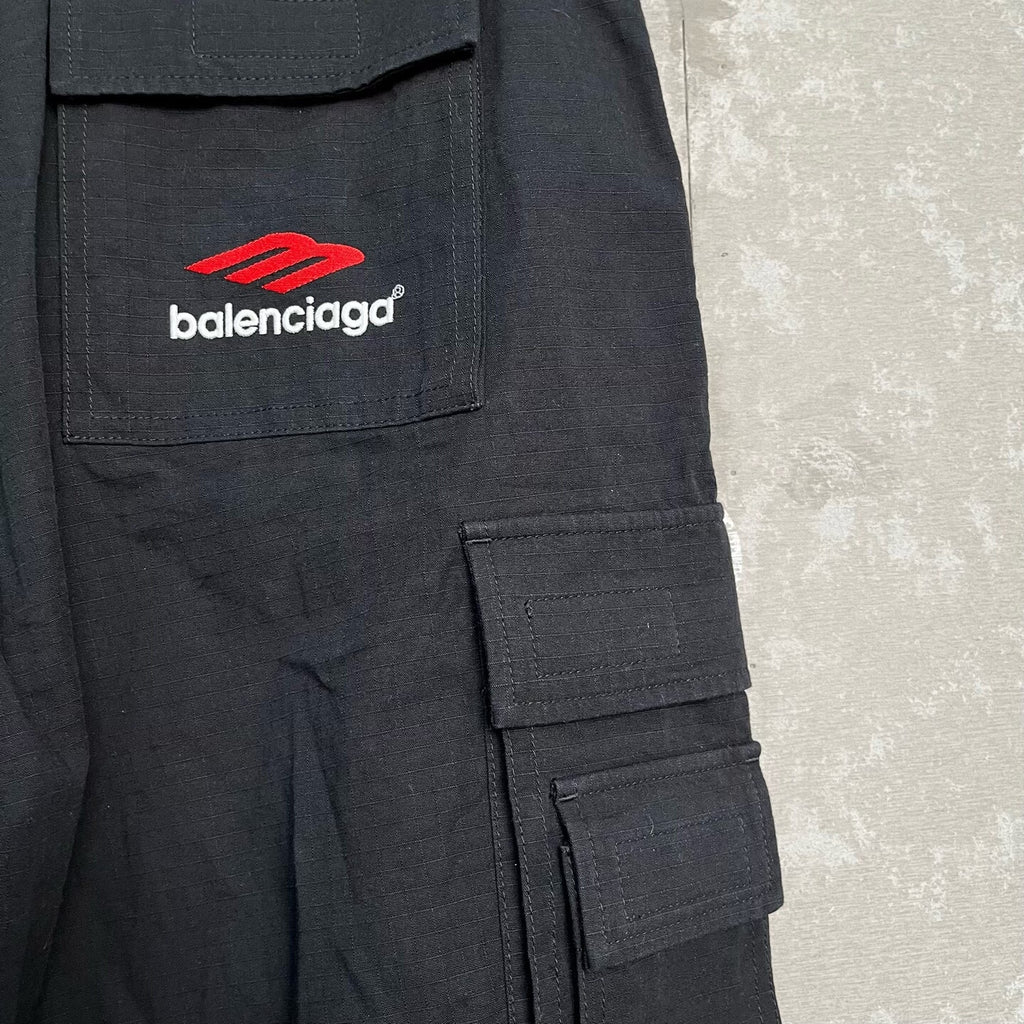 Balenciaga Black Cargo Shorts