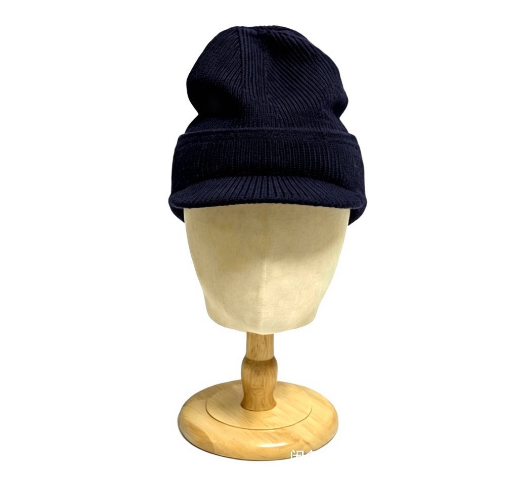 Visvim Sport Visor Knit Black Wool Beanie
