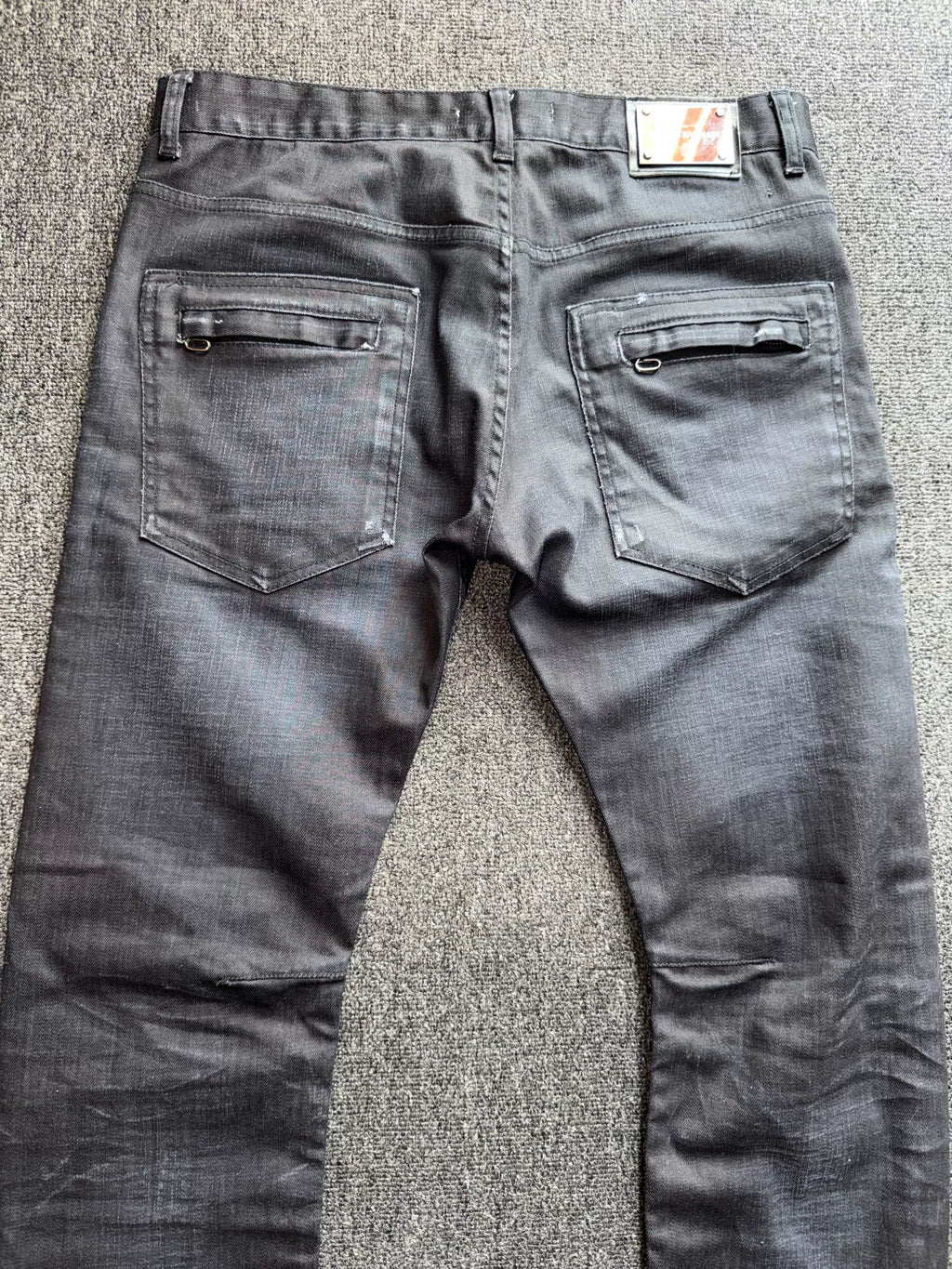 Pierre Balmain 12ss distressed denim jeans