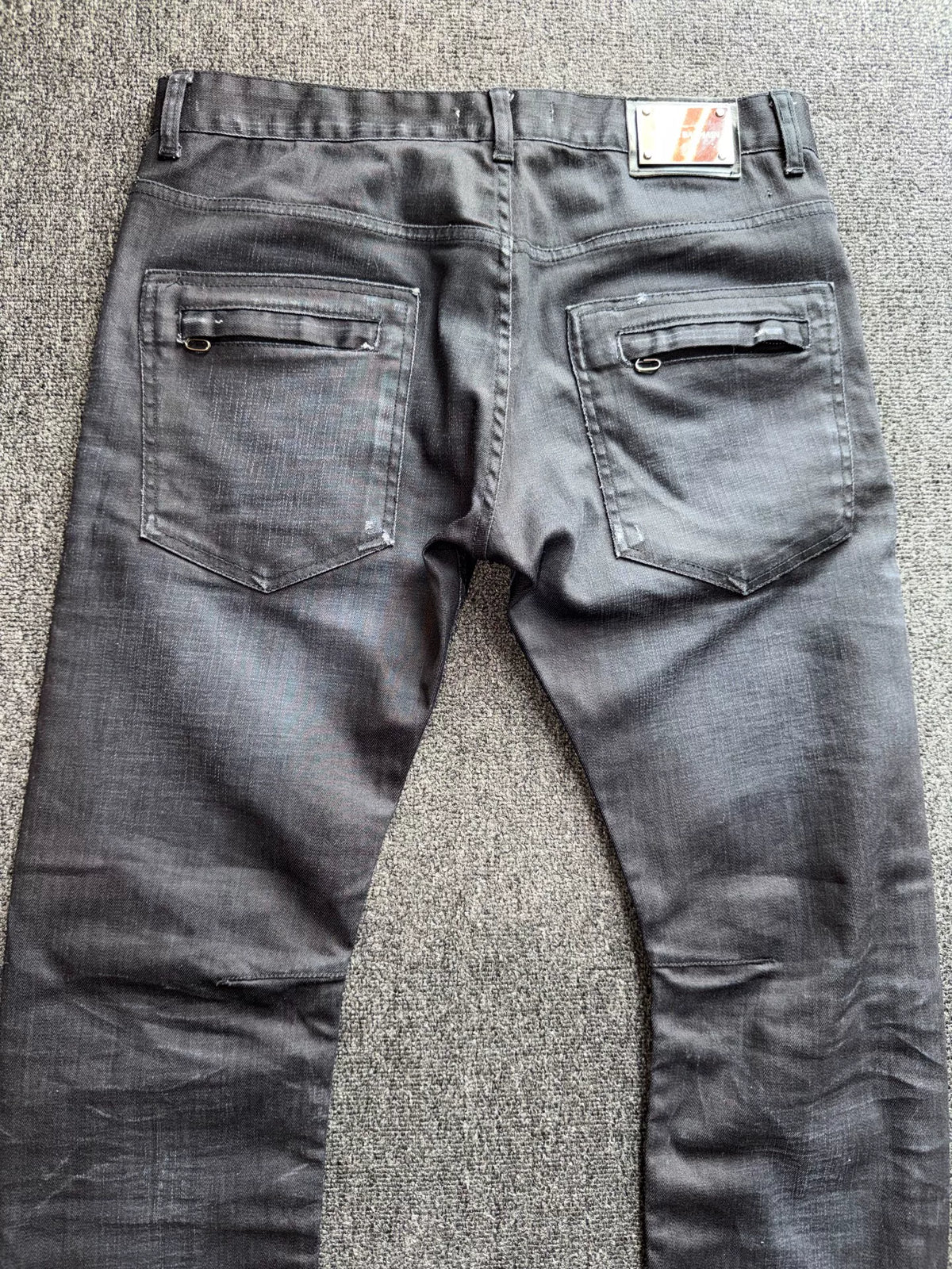Pierre Balmain 12ss distressed denim jeans