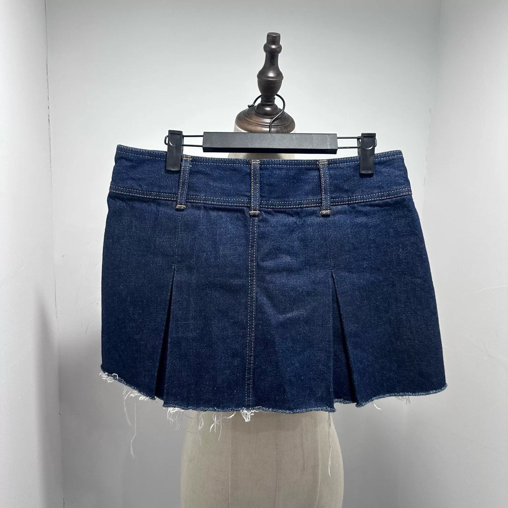 Celine Triomphe Gold Buckle Skirt