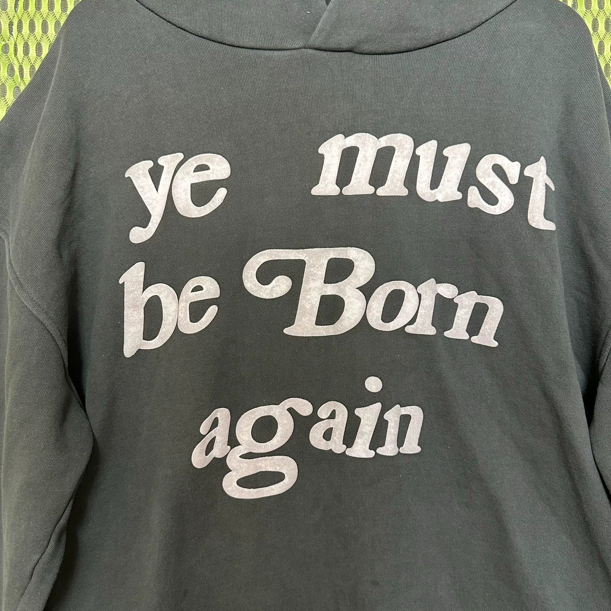 CPFM Cactus Plant Flea Market classic “ye must be born again” reborn letter hoodie