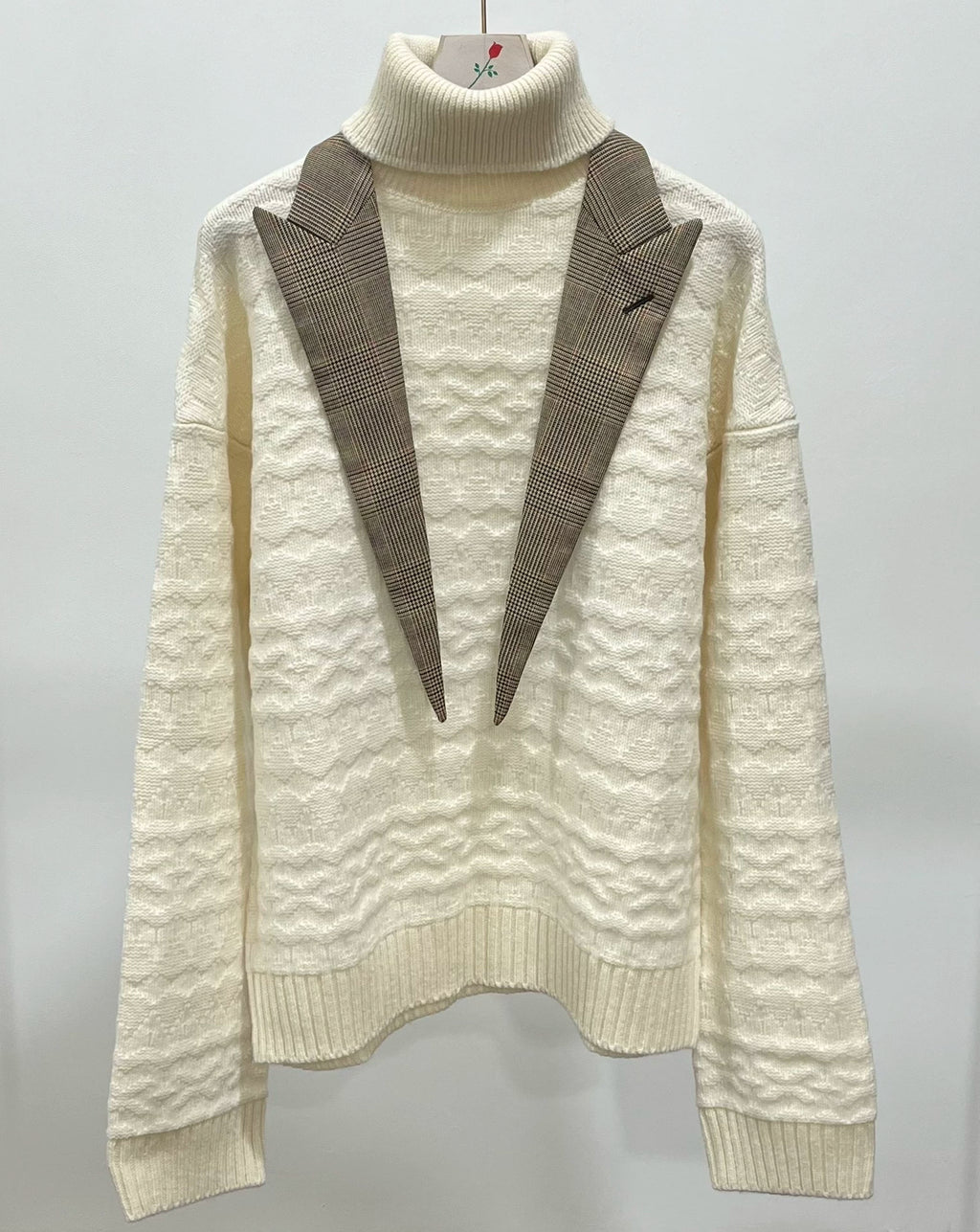 The Soloist 20AW Wool Beige Knit Sweater