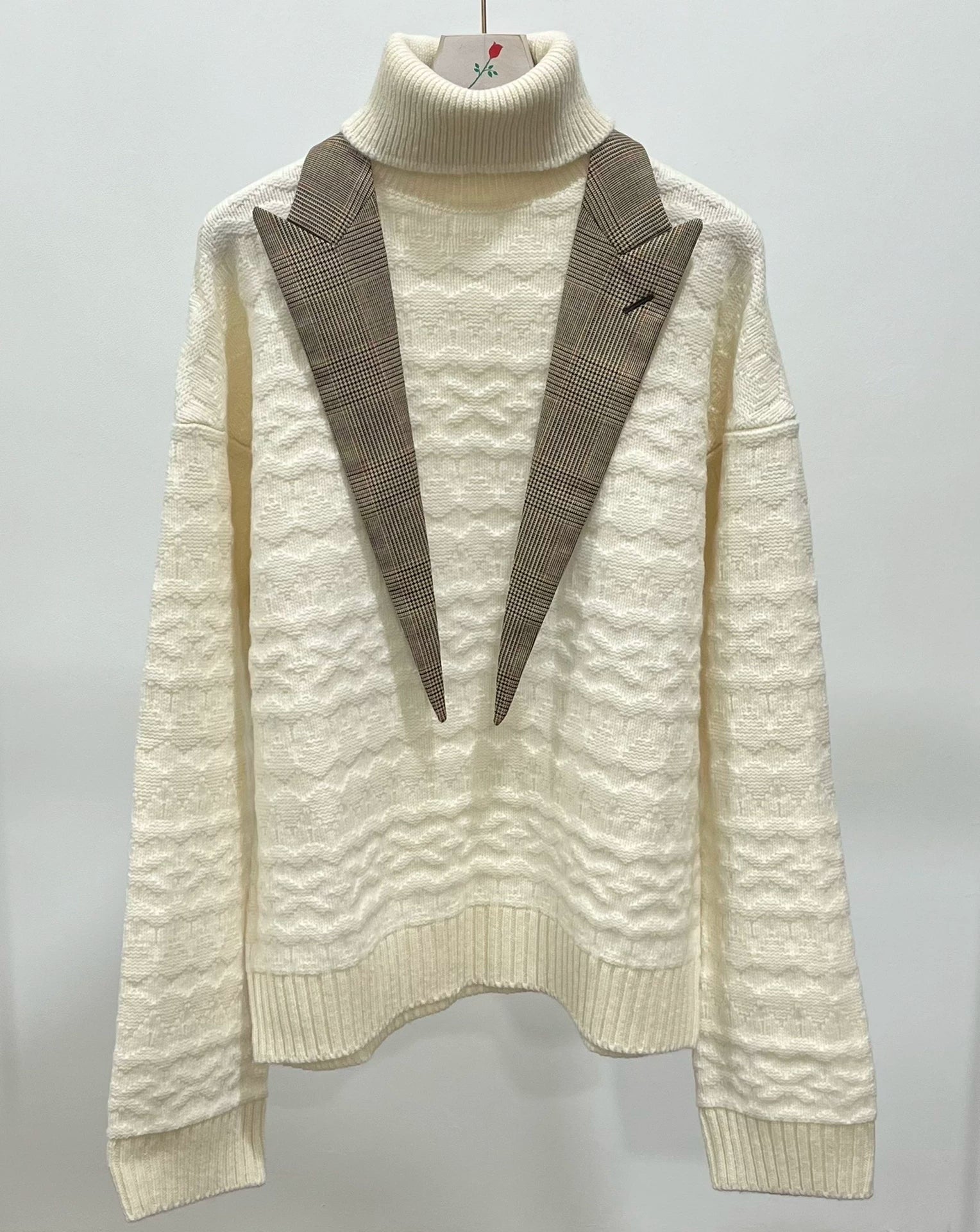 The Soloist 20AW Wool Beige Knit Sweater