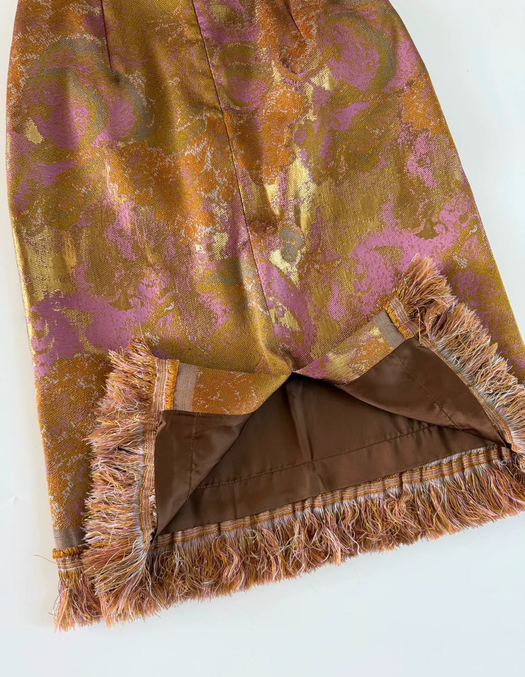 Dries van Noten Midi Fringe Skirt