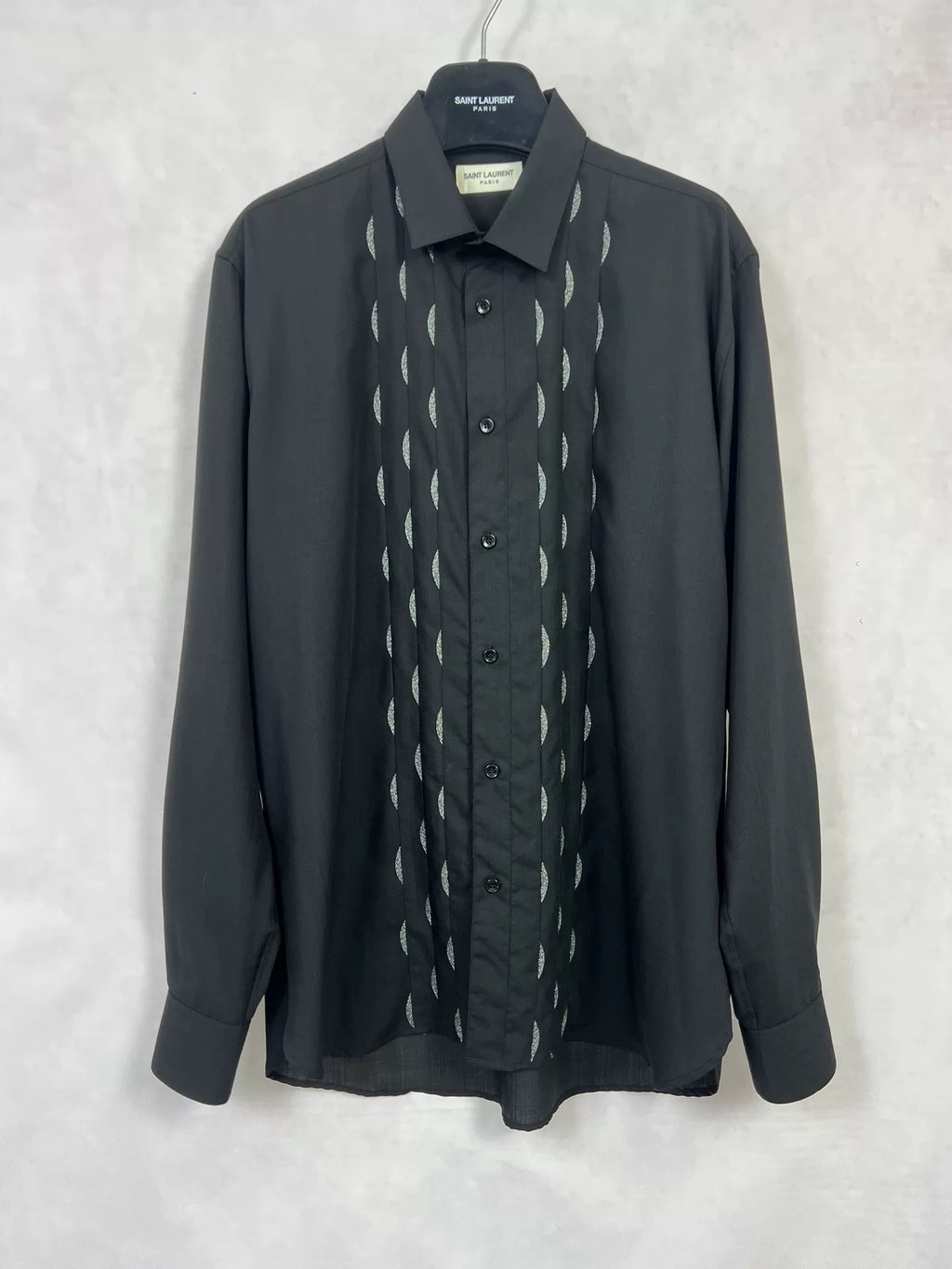 Saint Laurent 2019 Virgin Wool Tuxedo Shir