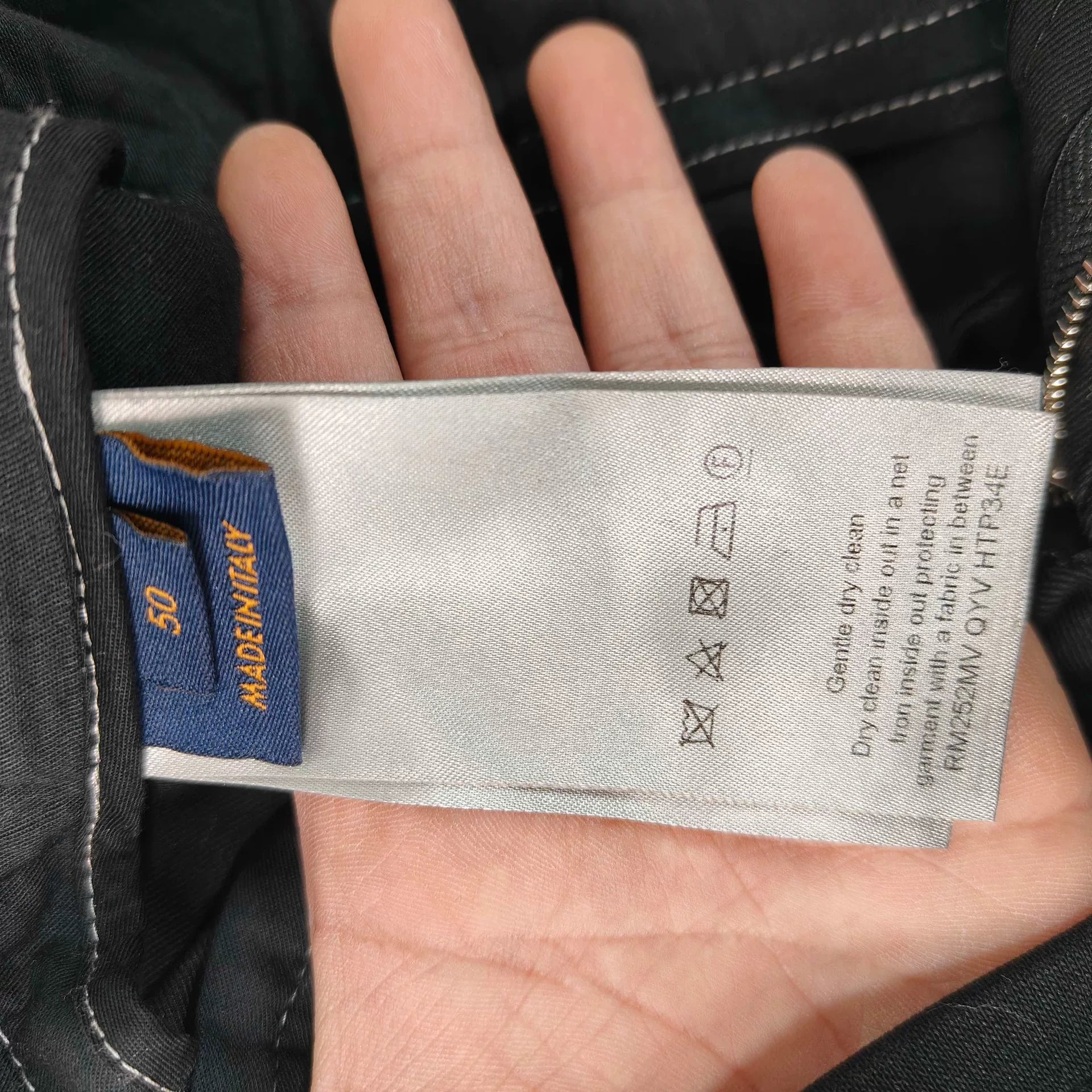 Louis Vuitton Black Embroidered Logo Flared Pants - Devines