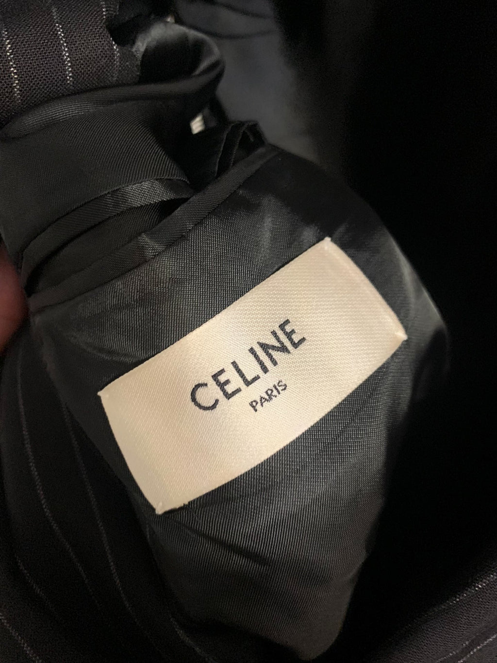Celine 19FW Striped Double-Breasted Suit
