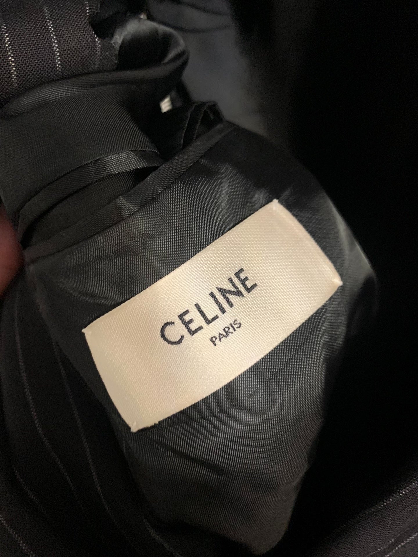 Celine 19FW Striped Double-Breasted Suit