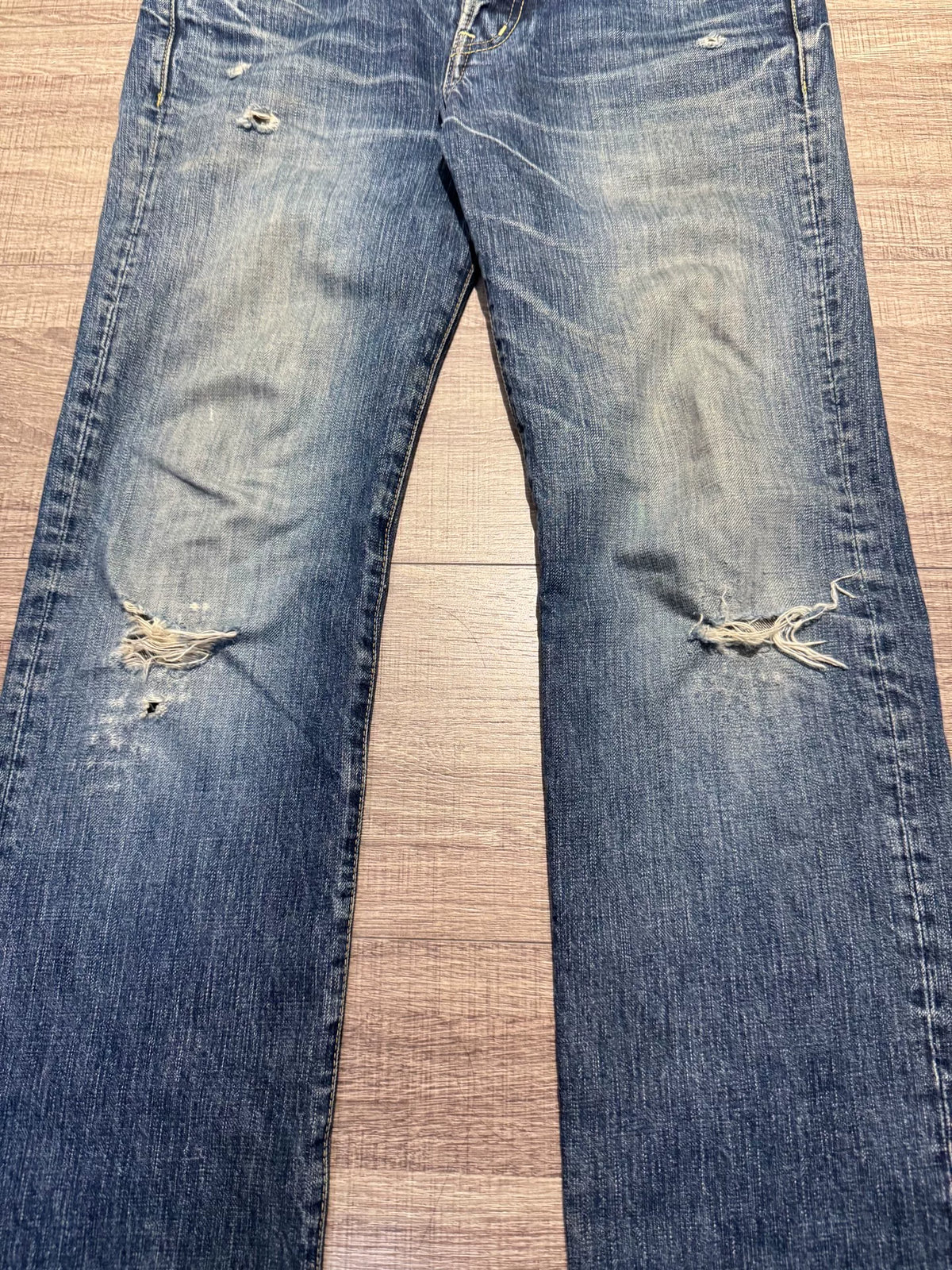 Hysteric Glamour Blue Denim Washed Blue Jeans
