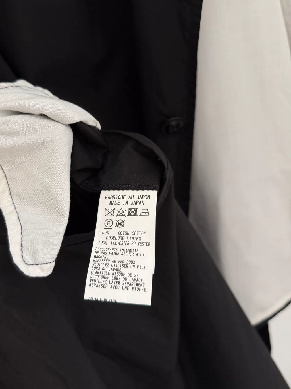 Yohji Yamamoto Y's Cotton Asymmetric Trench Coat - Devines
