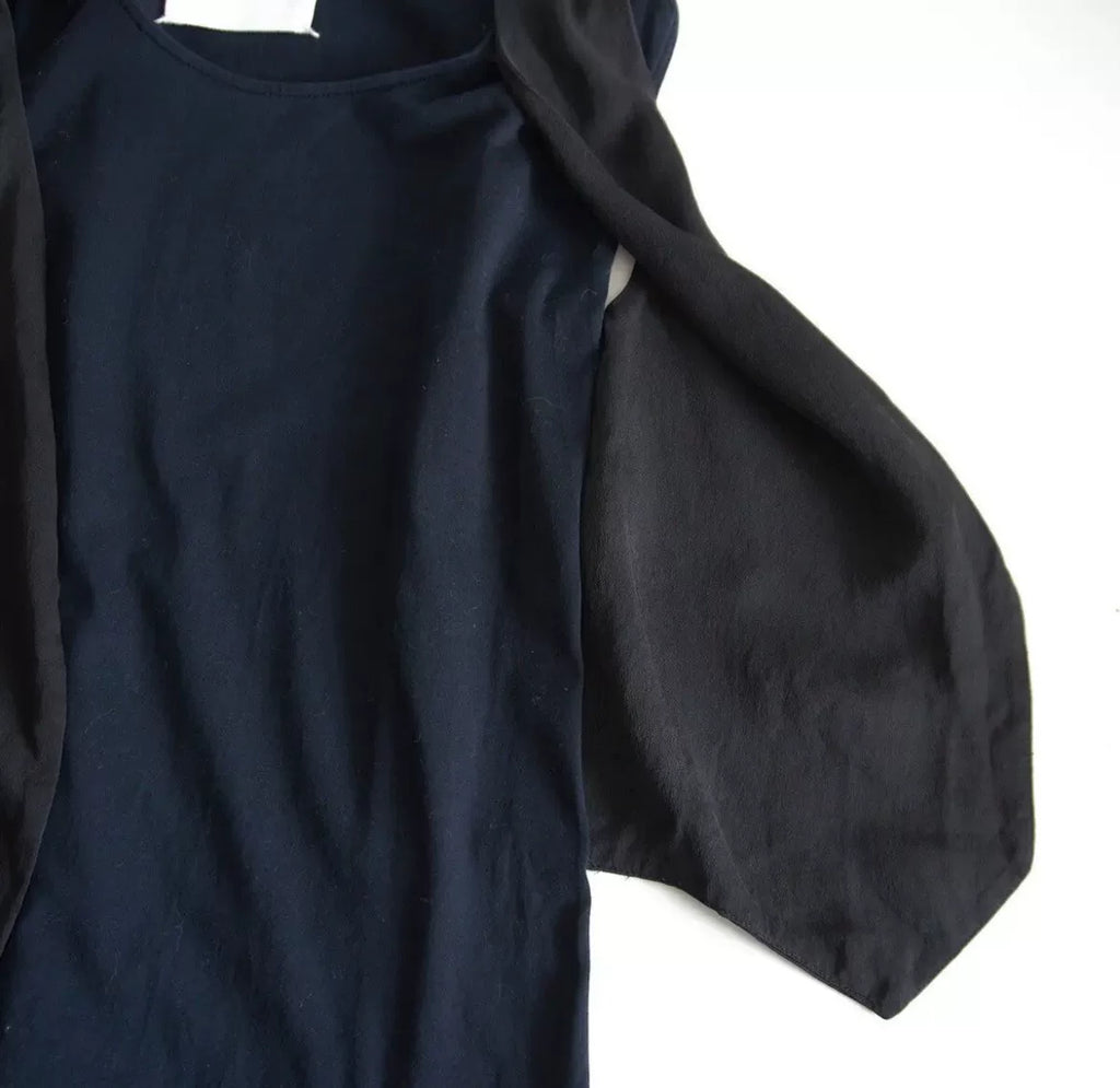 Maison Margiela 2000s Silk Fake Two-Piece Sleeveless Top