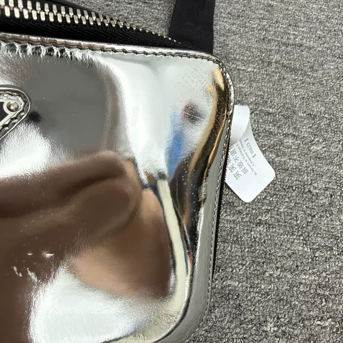 Prada Glossy Postman Shoulder Bag