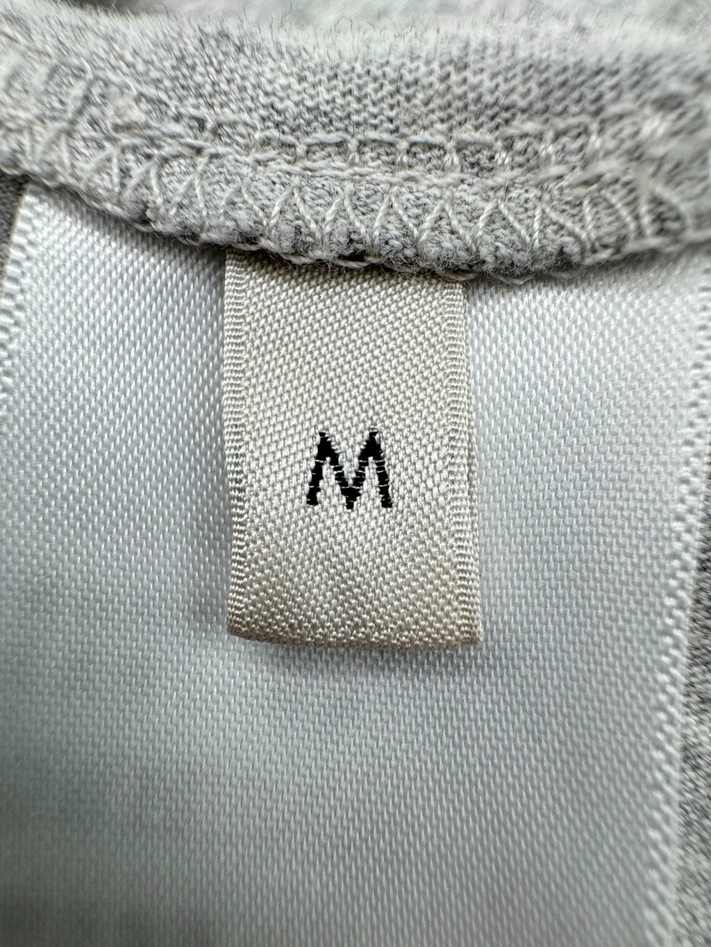 Celine SS26 Grey Logo Print Short Sleeve T-Shirt